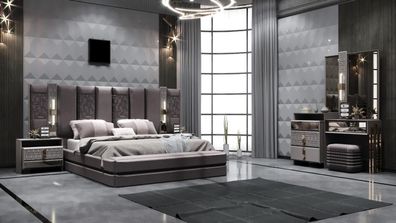 Luxus Schlafzimmer Set 4-tlg im modernen Design mit elegantem Look