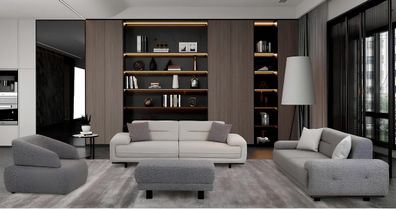 Bequeme 3-Sitzer Sofas Sessel und Hocker für Ihr modernes Wohnzimmer
