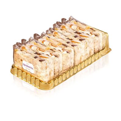 Italienisches Weichnougat mit Zitrone