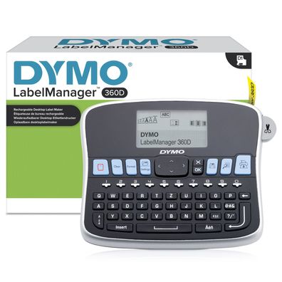 Dymo LabelMANAGER 360D - Beschriftungsgerät - s/w - Thermotransfer - Rolle (1,9 cm)