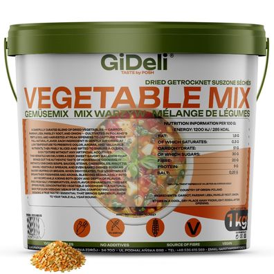 Suppengewürz 1kg Gemüsebrühe Ohne Salz Getrocknet Suppengrün Vegan Natur GiDeli