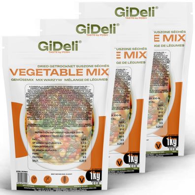 Suppengewürz 3kg Gemüsebrühe Ohne Salz Getrocknet Suppengrün Vegan Natur GiDeli