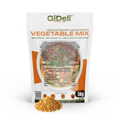 Suppengewürz 5kg Gemüsebrühe Ohne Salz Getrocknet Suppengrün Vegan Natur GiDeli