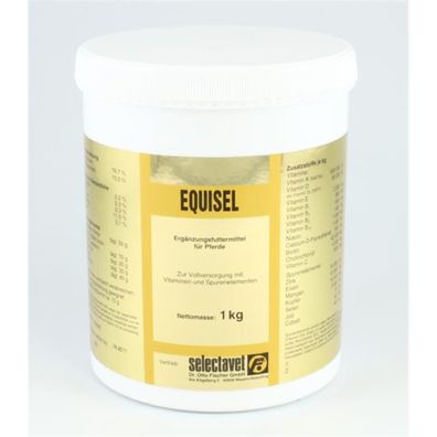 Selectavet Equisel 1kg Ergänzungsfuttermittel für Pferde begrenztes MHD!!!
