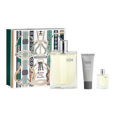 Hermes H24 Duft-Set: 100 ml Eau de Toilette, 20 ml Gesichtscreme, 5 ml Reise-Eau