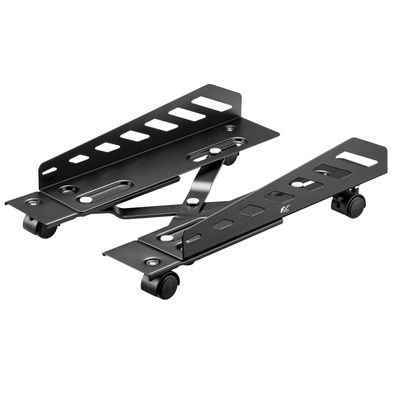 PC Halter mit Rollen Bürowagen RS480 mobiler CPU-Ständer mit 4 Rollen NanoRS RS480