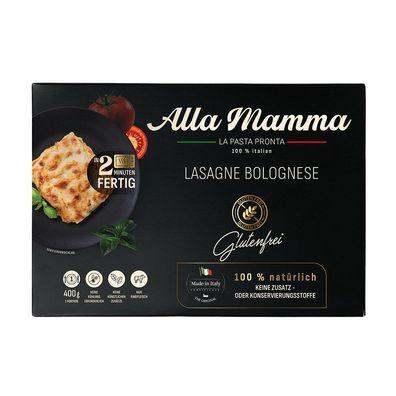 Alla Mamma Lasagne Bolognese, glutenfrei