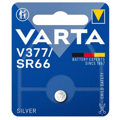 VARTA V377 377 Uhren Batterie Knopfzelle SR66 SR626 AG4 Silberoxid 1,55V