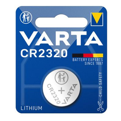 Varta CR2320 Lithium Knopfzelle DL CR 2320 ø23 x 2,0mm DL2320 3V 6320