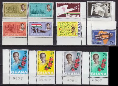 GHANA [Lot] 02 ( * */mnh ) ex 1964
