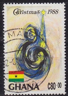GHANA [1988] MiNr 1217 ( O/used ) Weihnachten