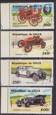 NIGER [1984] MiNr 0895-95 ( O/used ) Autos