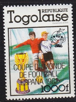 TOGO [1980] MiNr 1499 ( * */mnh ) Fussball