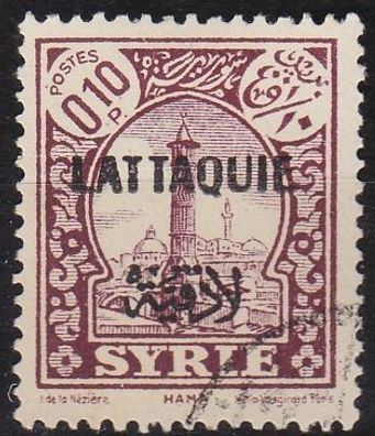 SYRIEN SYRIA [Latakia] MiNr 0001 ( O/used )