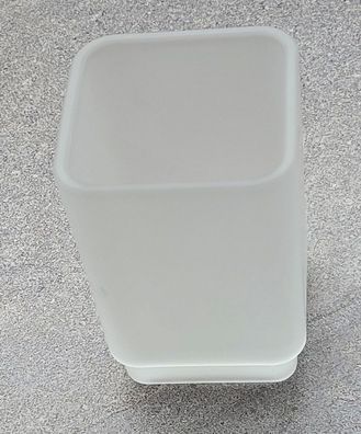 Ersatz Zahnbecher ORTA (RQ3510) Glas satiniert quadratisch Becher Bad Stand/Wand