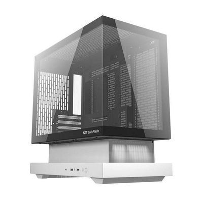 darkFlash - F1 White + 6 fans - Computergehäuse
