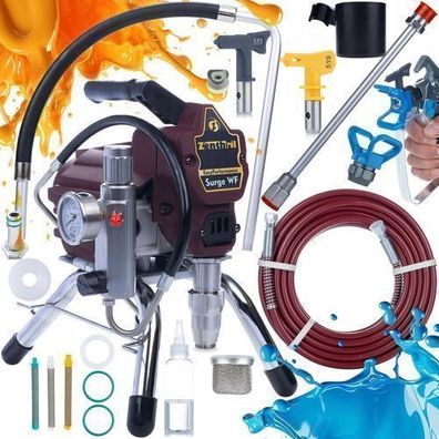 Zenthril Set Farbspritzgerät Surge WF 1800W 20MPa 2L/min | Düse 0,019"
