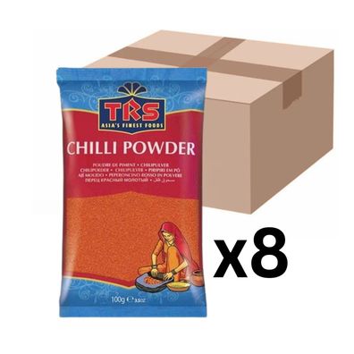 8er-Pack TRS Chilipulver 100g