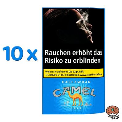 Camel Halfzwaar Drehtabak 10x 50g Pouch Zigarettentabak
