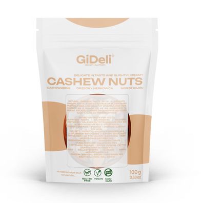 Cashewkerne 1kg Ganze Kerne Ungesalzen Naturbelassen Vegan Proteinreich GiDeli