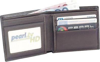 NEU Portemonnaie Echtleder für Herren Geschenk Geburtstag Mitbringsel Ausweis