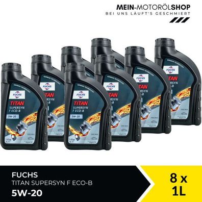 Fuchs Titan Supersyn F ECO-B 5W-20 8x1 Liter