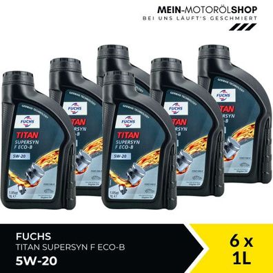 Fuchs Titan Supersyn F ECO-B 5W-20 6x1 Liter