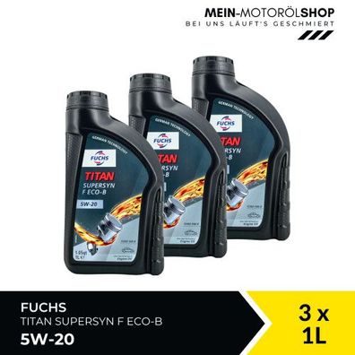 Fuchs Titan Supersyn F ECO-B 5W-20 3x1 Liter