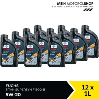 Fuchs Titan Supersyn F ECO-B 5W-20 12x1 Liter