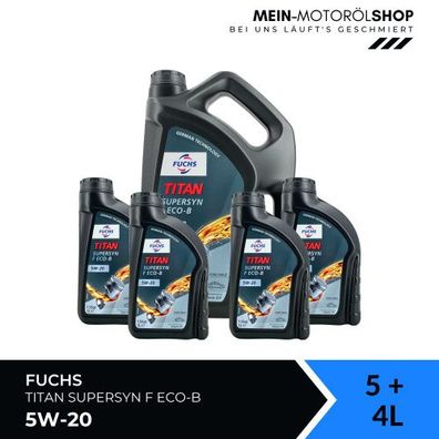 Fuchs Titan Supersyn F ECO-B 5W-20 5 + 4 Liter