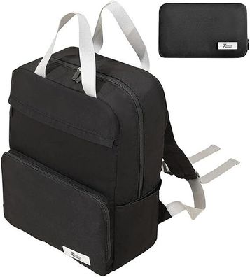 NEU Faltbarer Rucksack ultraleicht schwarz 20 Liter für Flug Reise Urlaub Strand