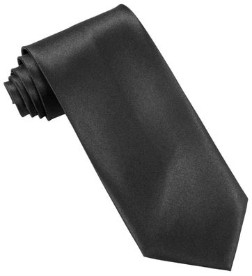 Krawatte schwarz aus Satin