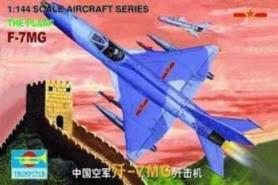 Trumpeter 1:144 1327 J-7 MiG China - NEU