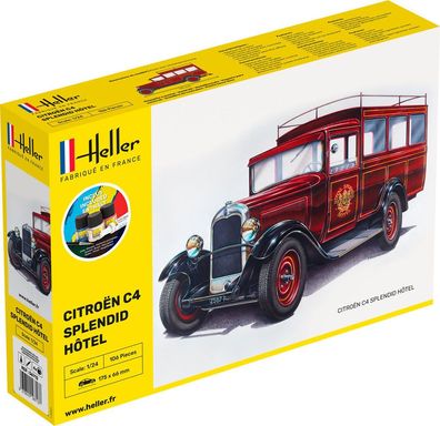 Heller 1:24 56713 Starter KIT Citroen C4 Splendid Hotel - NEU