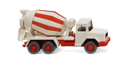 Wiking H0 1/87 068205 LKW Magirus Deutz Betonmischer cremeweiß/rot - NEU OVP