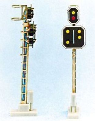 Schneider H0 2202-B LED SBB Hauptsignal mit Vorsignal - Bausatz