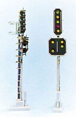 Schneider H0 2208-B LED SBB Hauptsignal mit Vorsignal - Bausatz