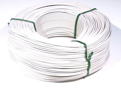 Schneider 5048 Qualitäts-Schwachstromlitze 18x0,10 weiss 100m 0,14mm² (0,135€/1m)