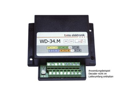 TAMS 43-02367-01 Weichendecoder WD-34. M, Fertig-Gerät
