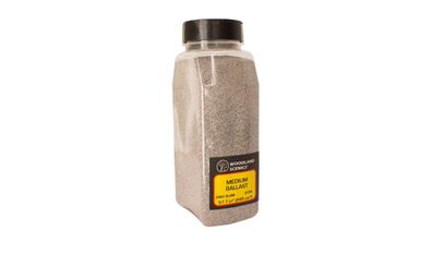 Woodland Scenics WB1395 Landschaftsbau Ballast - Grau-Mischung grob