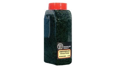 Woodland Scenics WFC1636 Landschaftsbau Underbrush - Beflockungsmaterial mittelgrün S