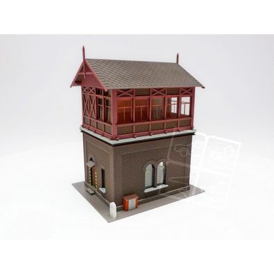 Igra Model N 112011 Stellwerk St. 5 Brünn Lascercut-Bausatz NEU (Z161)