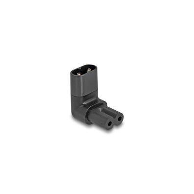 DELOCK Netzadapter IEC 60320 - C8 auf C7, Stecker / Buchse