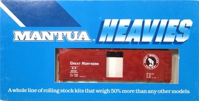 Mantua H0 834-61 Bausatz Güterwagen Boxcar-Kit Great Northern OVP (1488F)