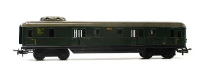 Märklin H0 346/2 Gepäckwagen/Packwagen Pw4ü ohne OVP aus Blech (754F)