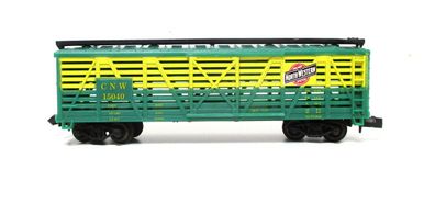 Life Like N (1) 7758 Stock Car Chicago & North Western CNW 15040 OVP (4657G)
