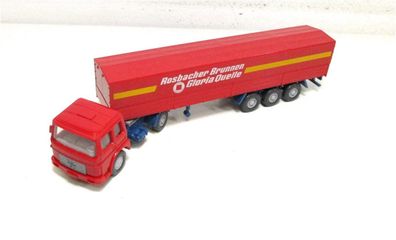 Wiking H0 1/87 517 MAN Sattelzug Rosbacher Brunnen Gloria Quelle in OVP