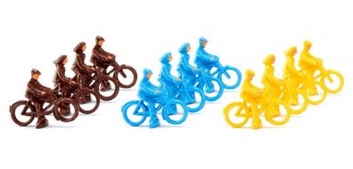 Wiking H0 1/87 001829 Zubehörpackung - Radfahrende - NEU