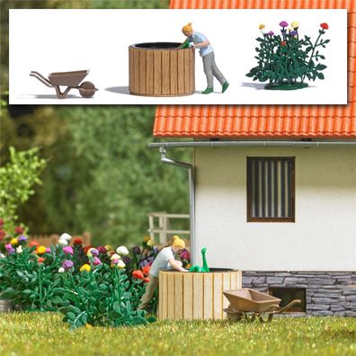 Busch H0 7917 Action-Set: Wasser holen -NEU