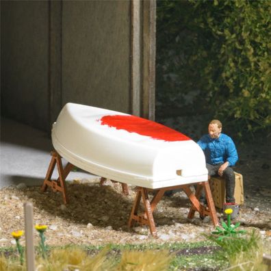 Busch H0 79816 Action Set: Boot streichen -NEU